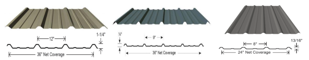 Trapezoid roofing sheet roll forming machine