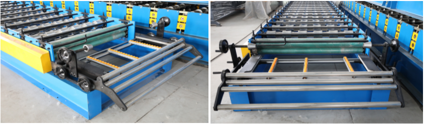 Trapezoid roofing sheet roll forming machine