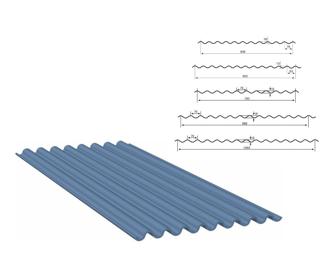Corrugated roofing sheet making machine