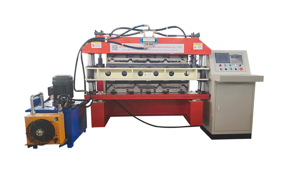 Double layer roof wall machine